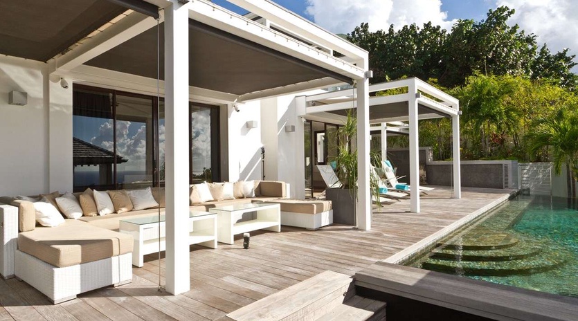 Deck at WV FLC, Lurin, St. Barthelemy