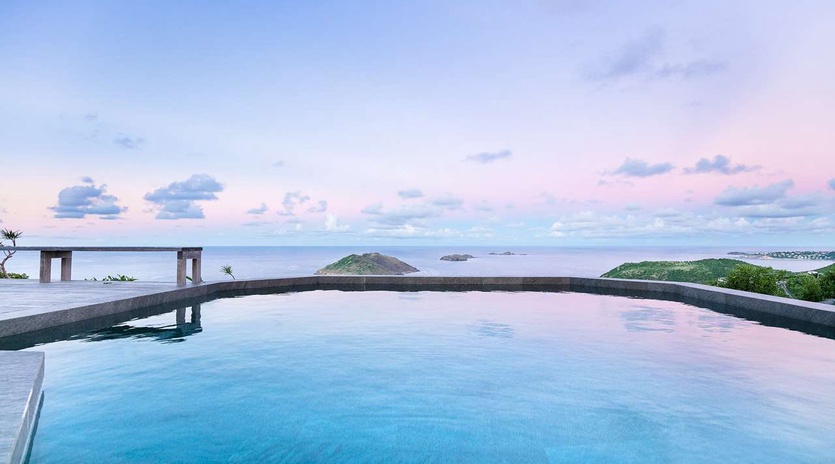 Villa Pool at WV BYZ, Colombier, St. Barthelemy
