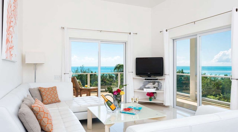 Living Room at IE VBL, Ocean Pt/Taylors, Turks & Caicos