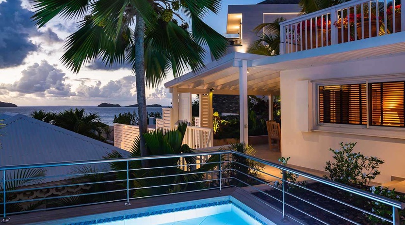 Villa Pool at WV LUZ, Camaruche, St. Barthelemy