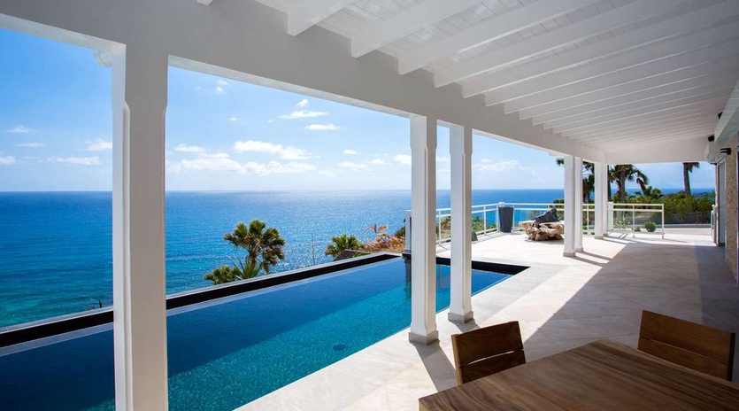Terrace at WV CAO, Toiny, St. Barthelemy