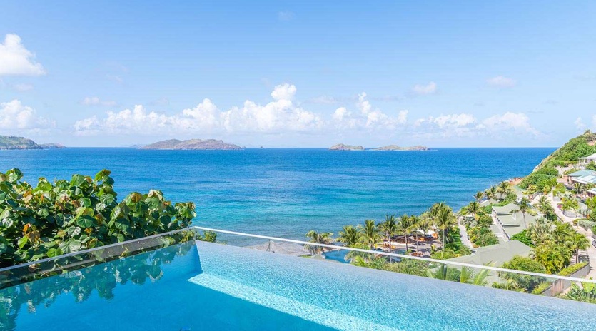 Villa Pool at WV UPS, Pointe Milou, St. Barthelemy