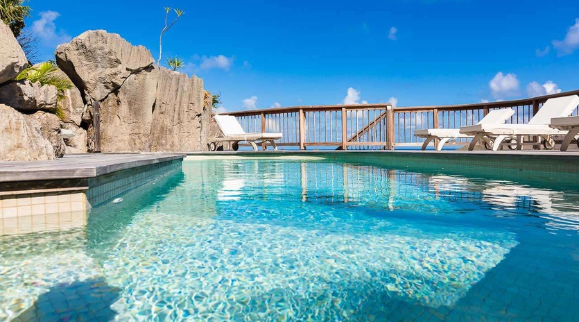 Villa Pool at WV ACI, Flamands, St. Barthelemy