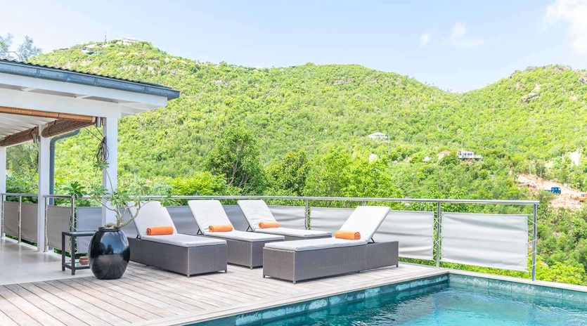 Villa Pool at WV MBL, St. Jean, St. Barthelemy