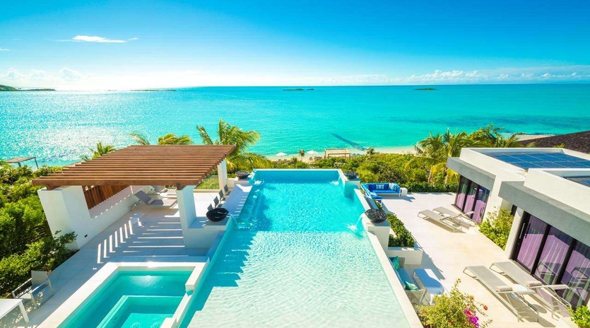 Villa Pool at TC WIN, Turtle Tail, Turks & Caicos
