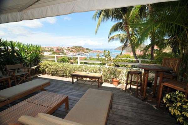 Terrace at WV PUL, Gustavia, St. Barthelemy