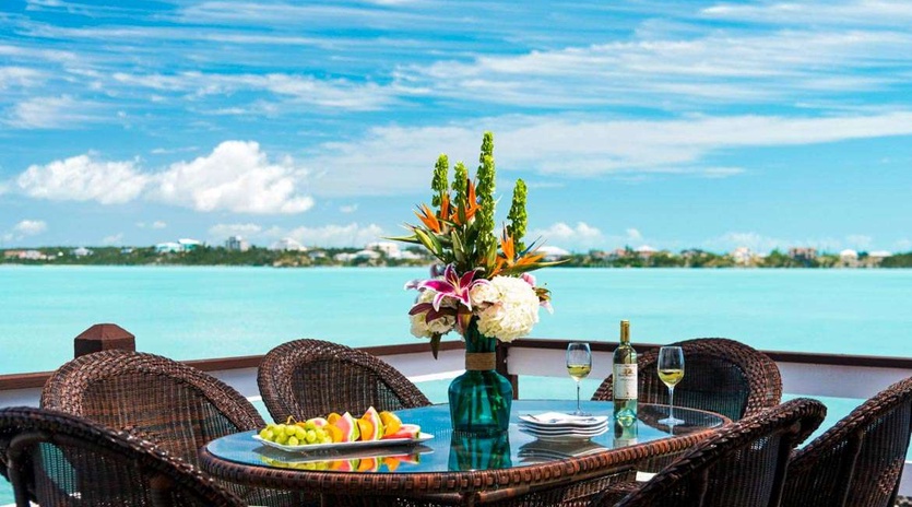 Terrace at IE BAS, Chalk Sound/Taylors, Turks & Caicos