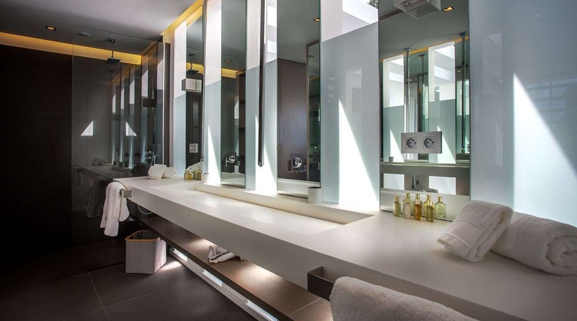 Bathroom at WV WAY, Colombier, St. Barthelemy