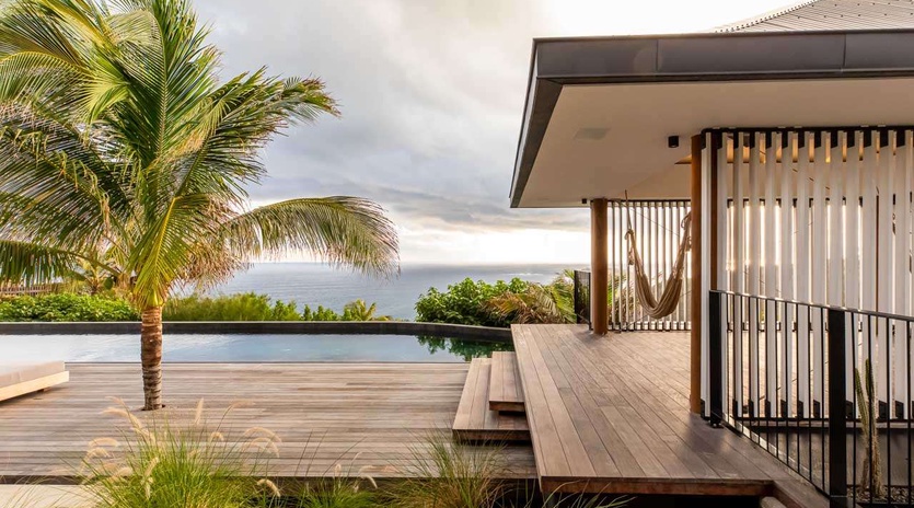 Deck at WV VIP, Pointe Milou, St. Barthelemy