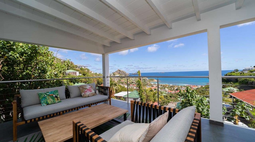 Veranda at WV RID, Anse des Cayes, St. Barthelemy