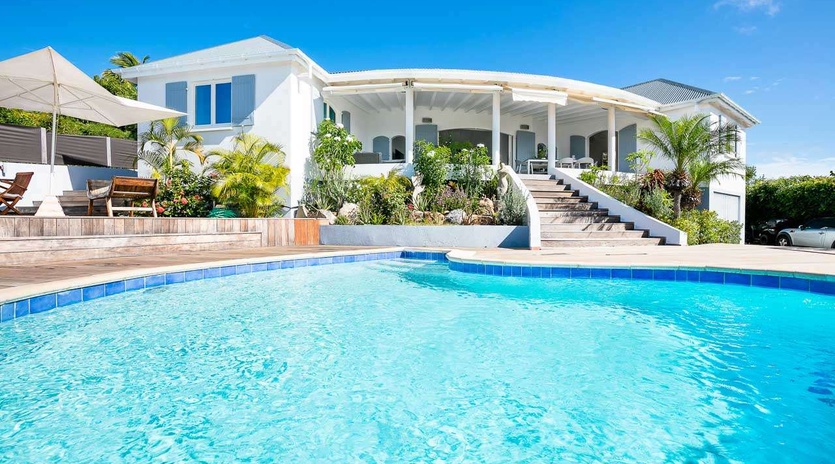 Villa Pool at WV TAN, Colombier, St. Barthelemy