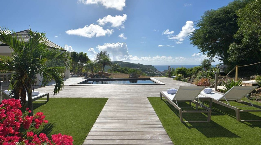Villa Pool at WV ALW, Colombier, St. Barthelemy