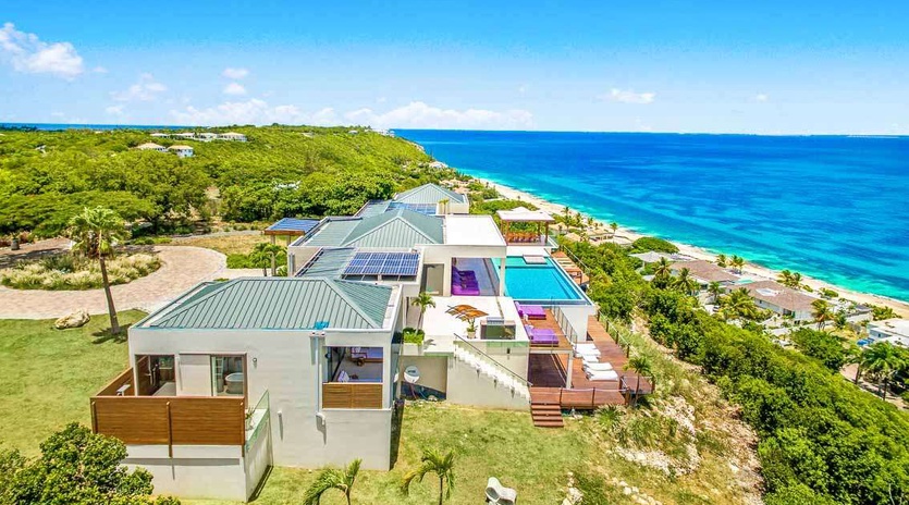 Aerial photo of PIE AMA, Hillside/Baie Rouge, St. Martin