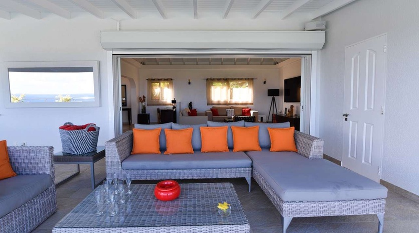 Terrace at WV ACR, Vitet, St. Barthelemy