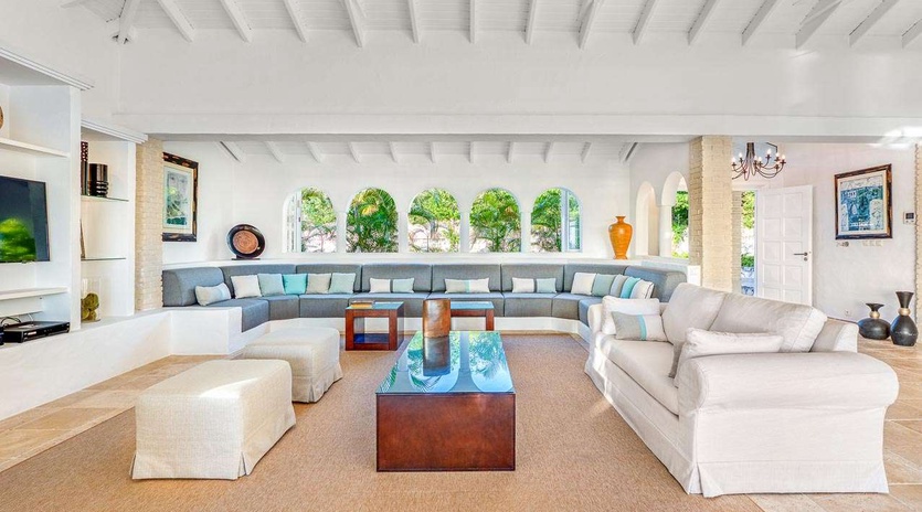 Living Room at SXM SUD, Hillside/Terres Basses, St. Martin