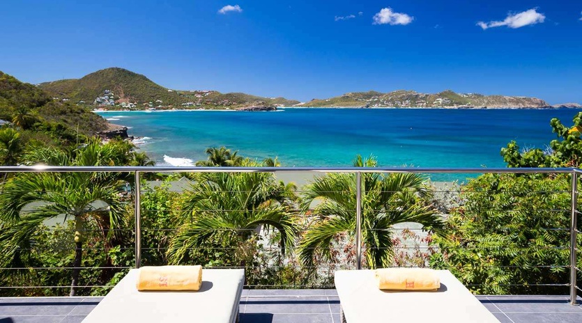 Deck at WV AUS, Pointe Milou, St. Barthelemy