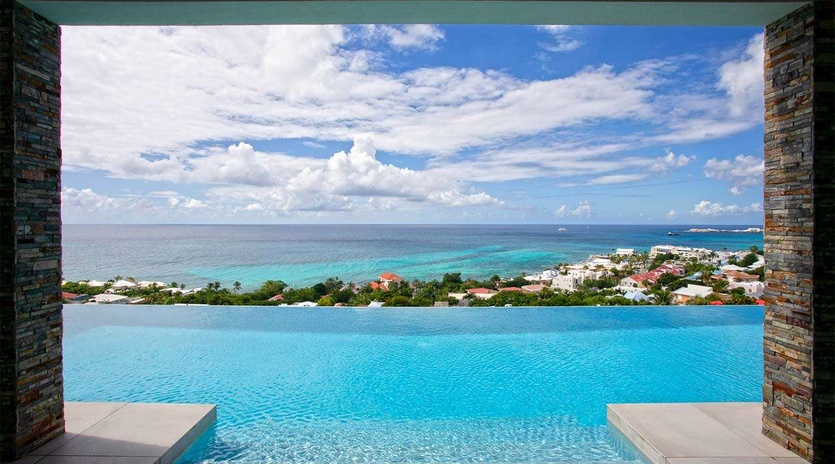 The view from PIE BLV, Pelican Key, St. Martin