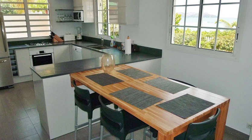 Kitchen at WV SAJ, Lorient Beach, St. Barthelemy