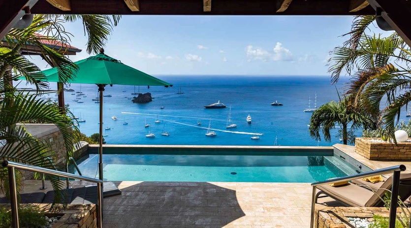 Villa Pool at WV KAN, Colombier, St. Barthelemy