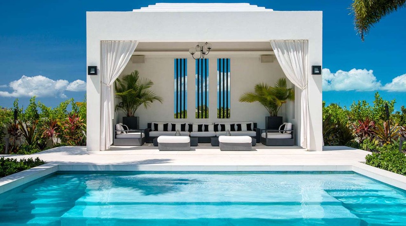Villa Pool at TC TRI, Long Bay Beach, Turks & Caicos