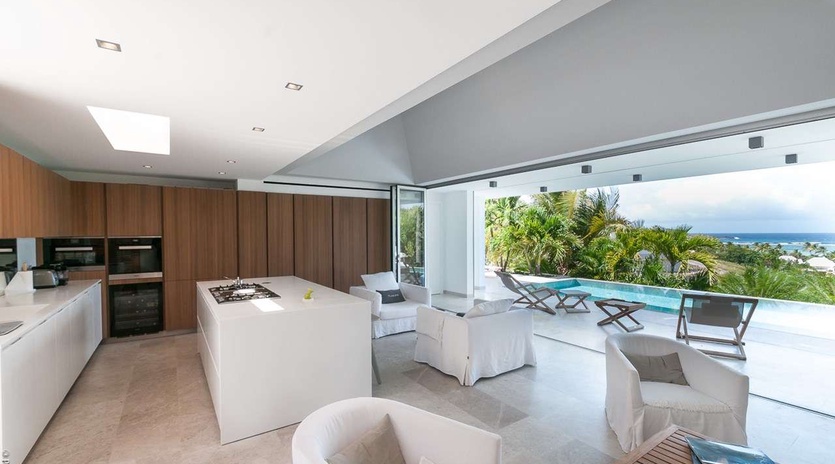 Interior of WV CBA, Grand Cul de Sac, St. Barthelemy