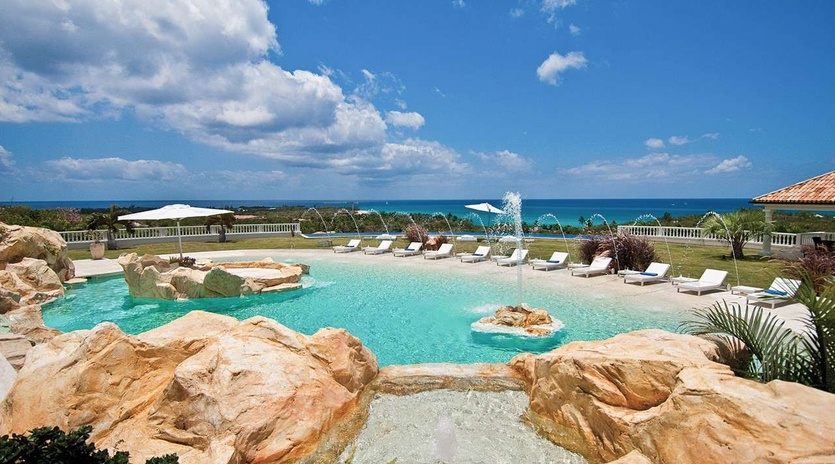 Villa Pool at PIE SAN, Hillside/Terres Basses, St. Martin