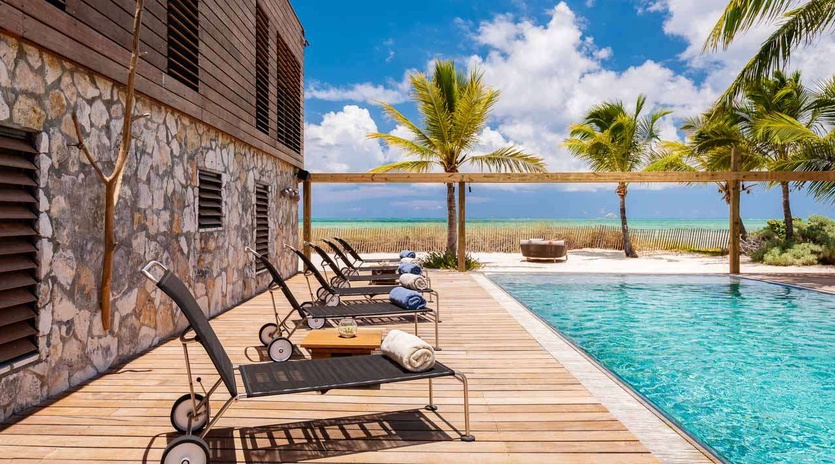 Deck at PL SLS, Thompson Cove, Turks & Caicos