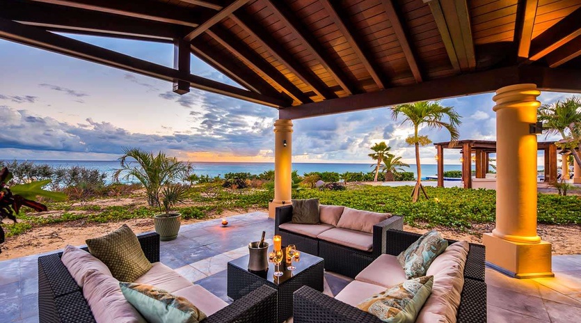 Terrace at PIE CDP, Beach Side/Baie Longue, St. Martin