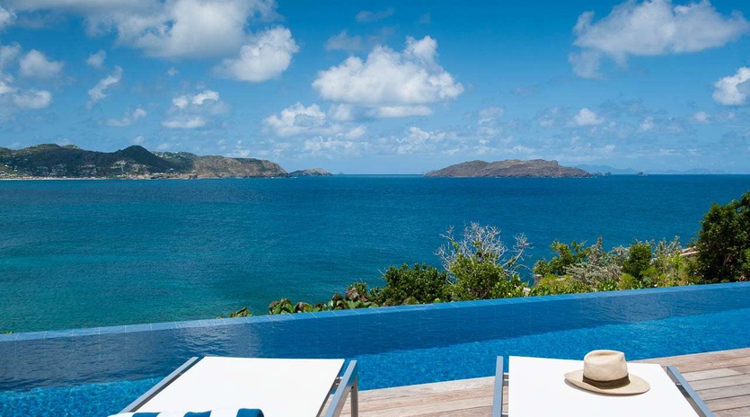 The view from WV VPM, Pointe Milou, St. Barthelemy