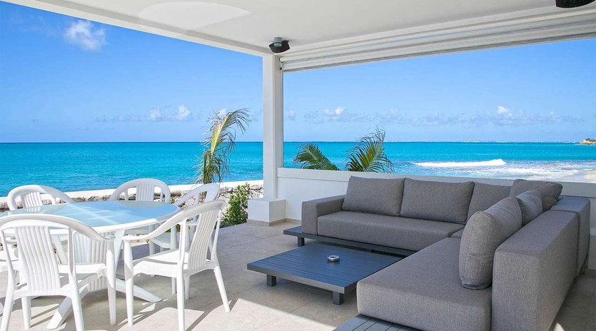 Veranda at PIE EDS, Beach Side/Plum Beach, St. Martin