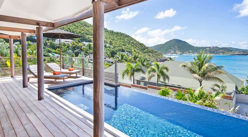 Villa Pool at WV MAA, Pointe Milou, St. Barthelemy