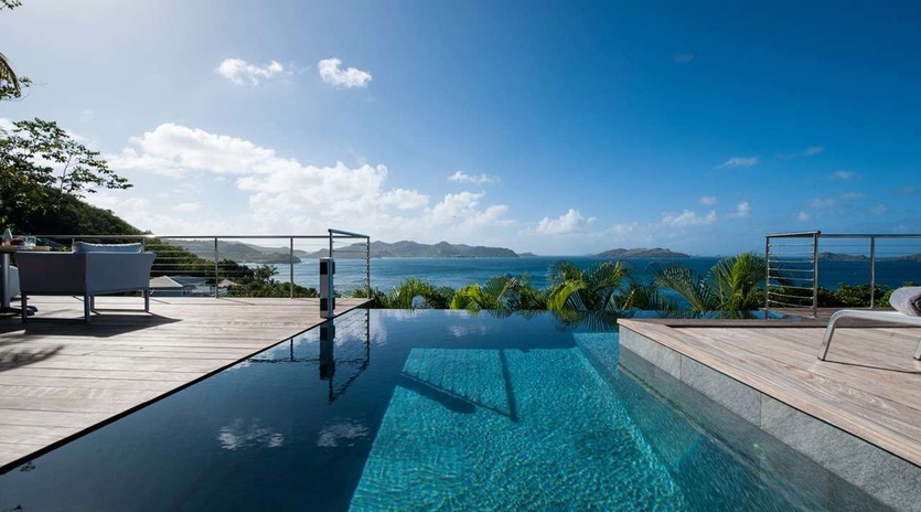 Villa Pool at WV IDS, Pointe Milou, St. Barthelemy