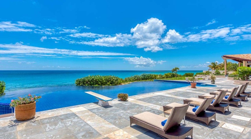 Villa Pool at PIE CDP, Beach Side/Baie Longue, St. Martin