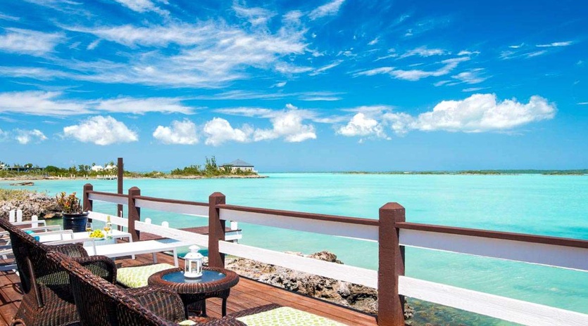 Terrace at IE BAS, Chalk Sound/Taylors, Turks & Caicos