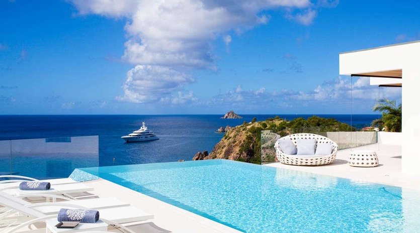 Villa Pool at WV VIT, Lurin, St. Barthelemy