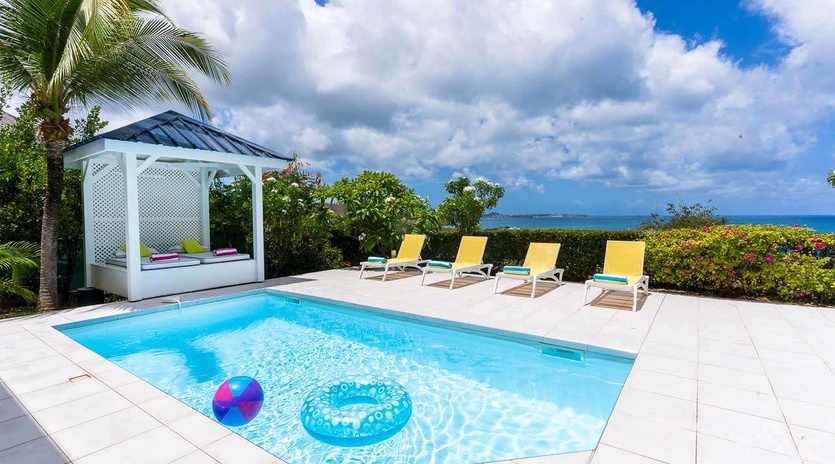 Villa Pool at PIE BLS, Happy Bay, St. Martin