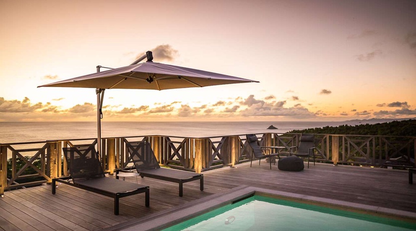 Deck at WV MER, Gouverneur, St. Barthelemy