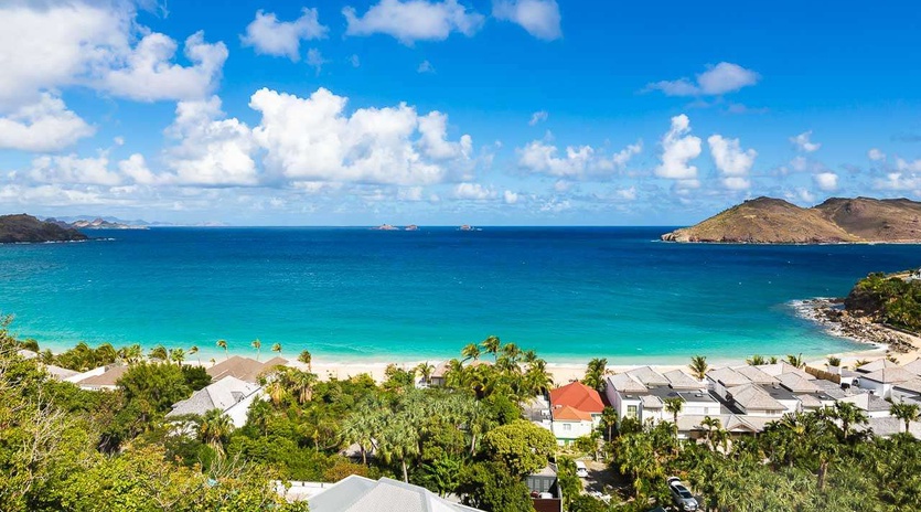 The view from WV ACI, Flamands, St. Barthelemy