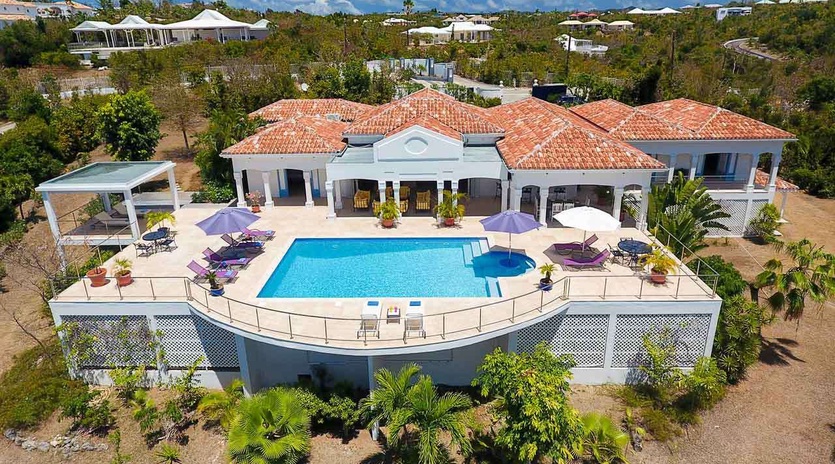 Aerial photo of PIE OCE, Hillside/Terres Basses, St. Martin