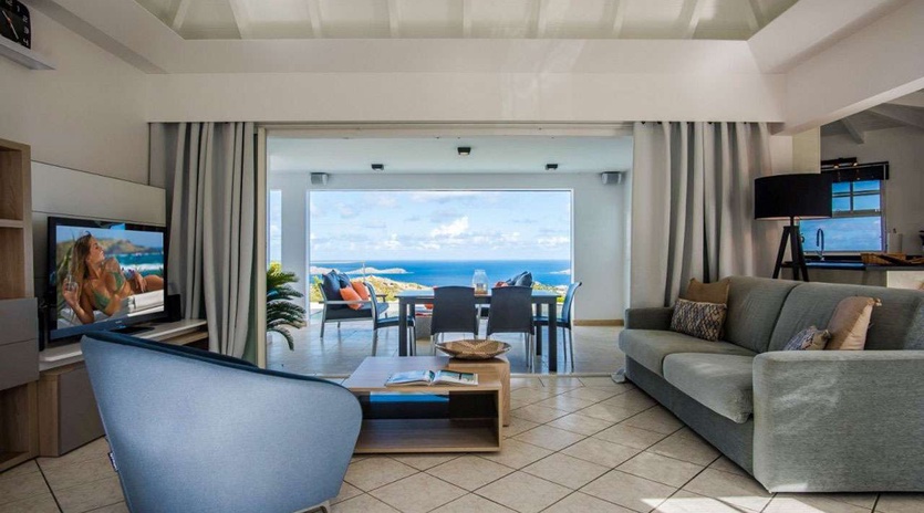 Living Room at WV ALO, Vitet, St. Barthelemy