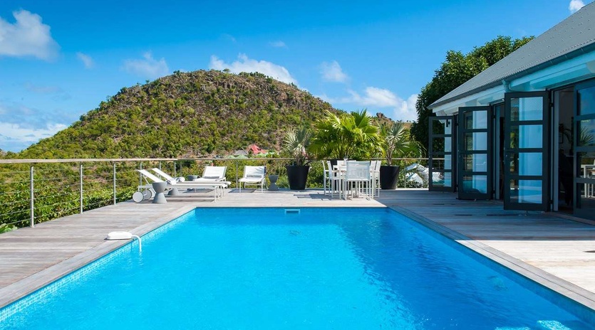 Villa Pool at WV LUM, Flamands, St. Barthelemy