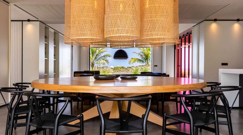 Dining Room at WV VIP, Pointe Milou, St. Barthelemy