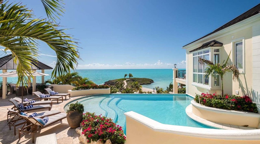 Villa Pool at TC EMA, Turtle Tail, Turks & Caicos