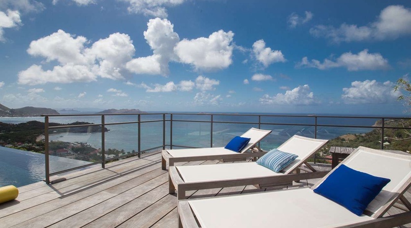 The view from WV GEA, Petite Saline, St. Barthelemy