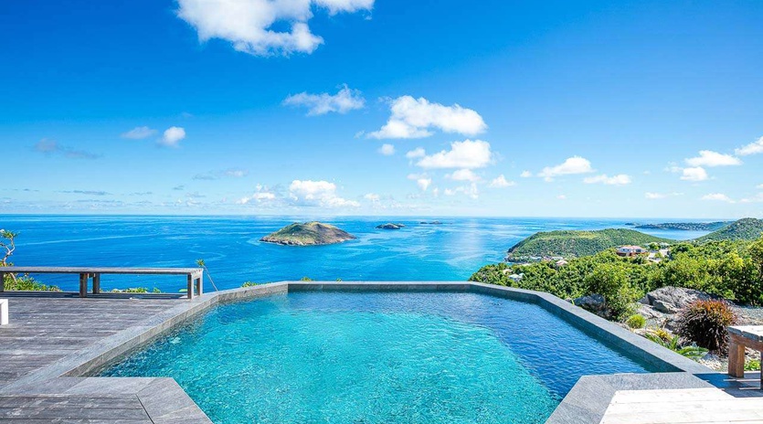 Villa Pool at WV BYZ, Colombier, St. Barthelemy