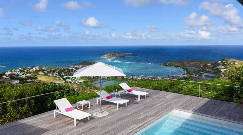 Patio at WV ABB, Vitet, St. Barthelemy