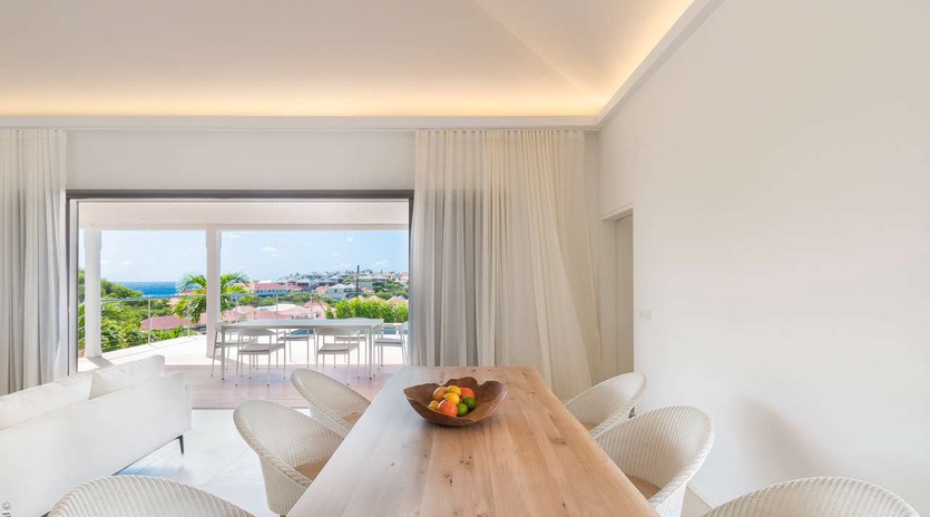 Dining Room at WV SBV, Gustavia, St. Barthelemy