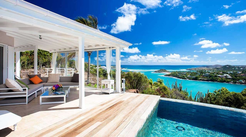 Deck at WV NOC, Mont Jean, St. Barthelemy