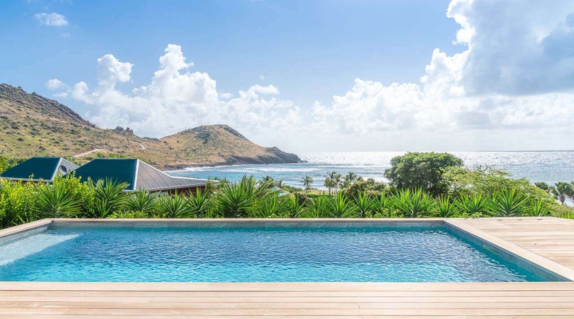 Villa Pool at WV CUT, Toiny, St. Barthelemy