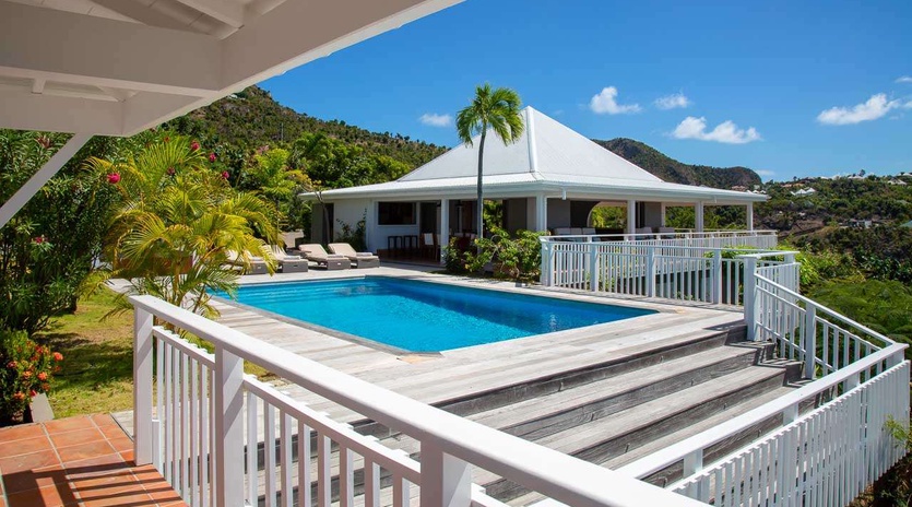 Villa Pool at WV CAR, Lorient, St. Barthelemy